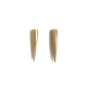 14k Gold Pointed Studs