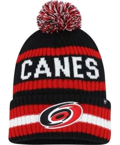 '47 Men's NHL Carolina Hurricanes Bering Cuffed Knit Hat with Pom