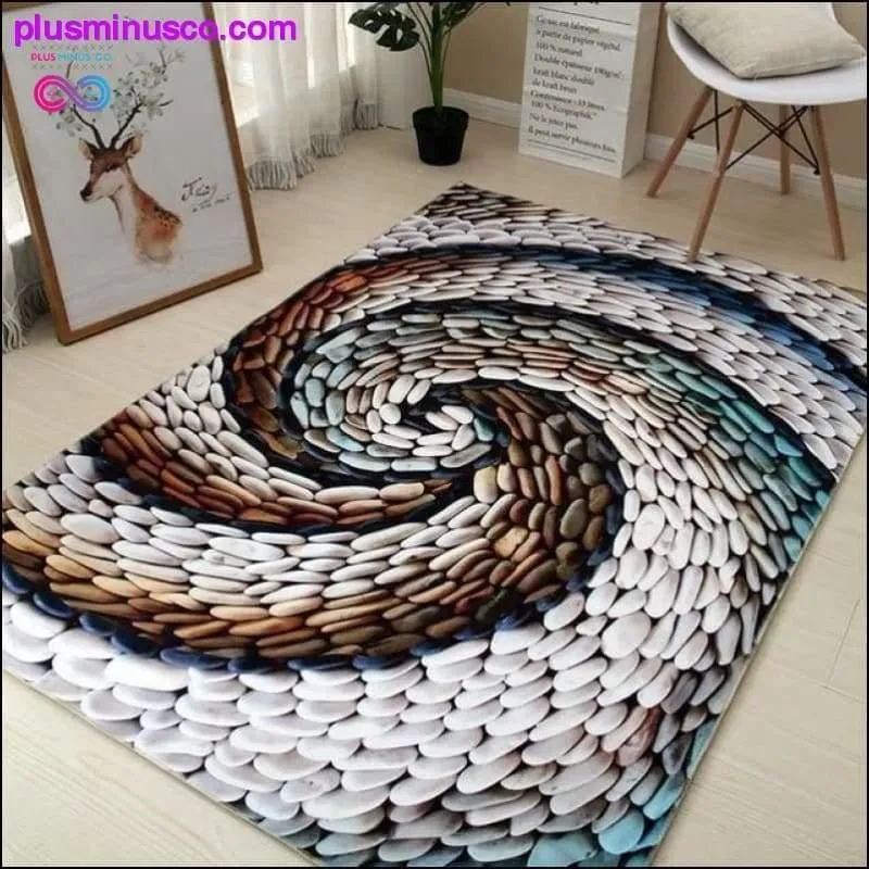 80*120cm Decorative 3D Printing Anti-Slip Rug or Carpet for