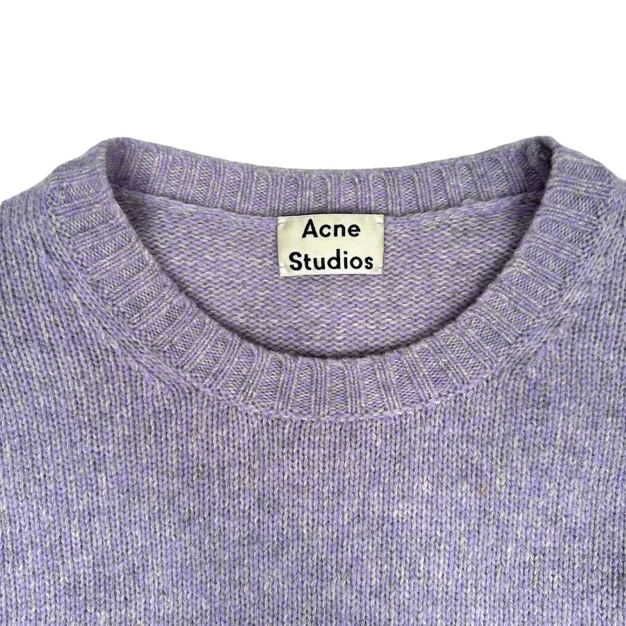 ACNE STUDIOS 2019 LIGHT LAVENDER SAMARA KNIT