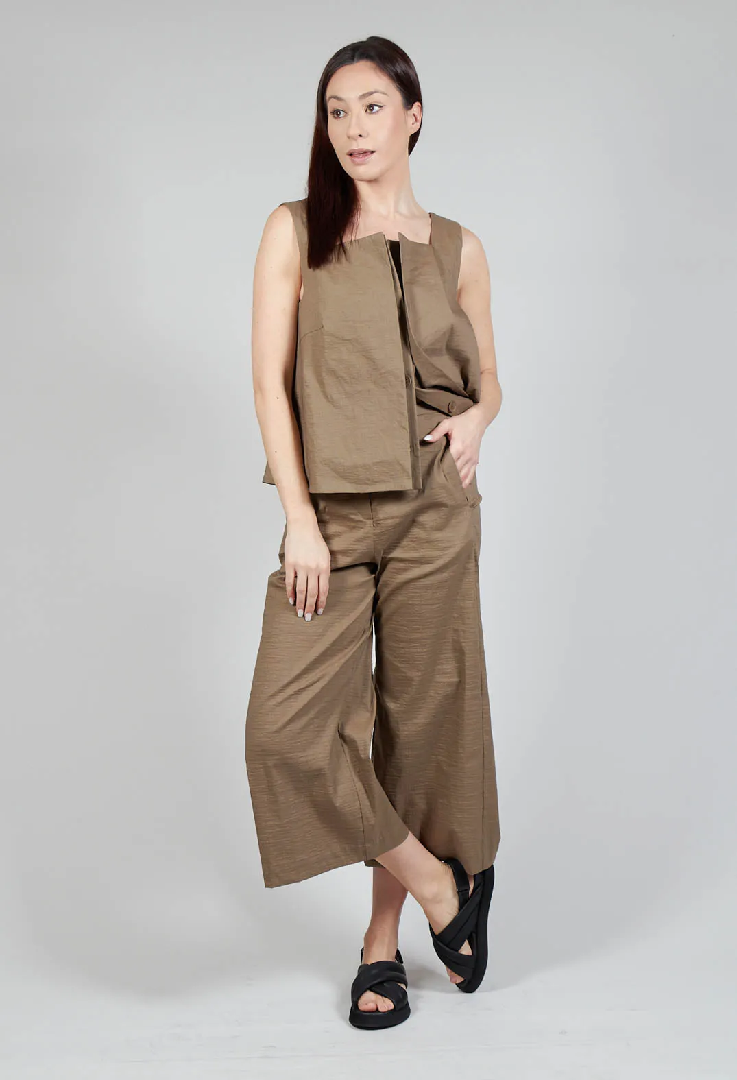 Alina Trouser In Khaki