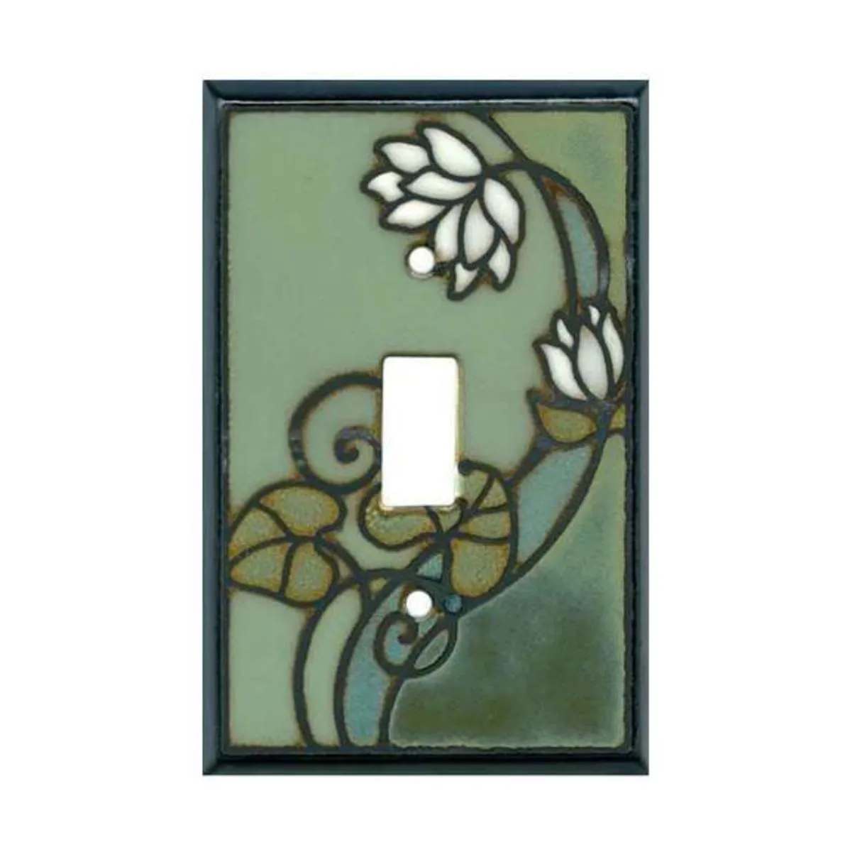 All Fired Up - Single Switchplate - Lily Pad #FL175