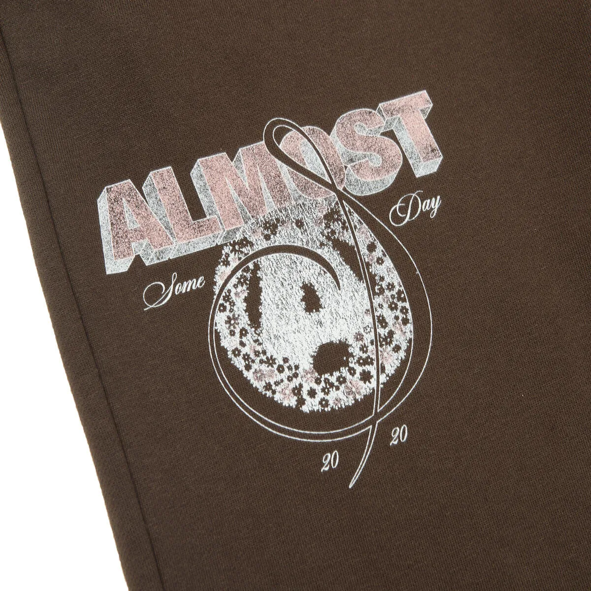 ALMOST SOMEDAY WREATH STACKED JOGGER C9-50 -BROWN