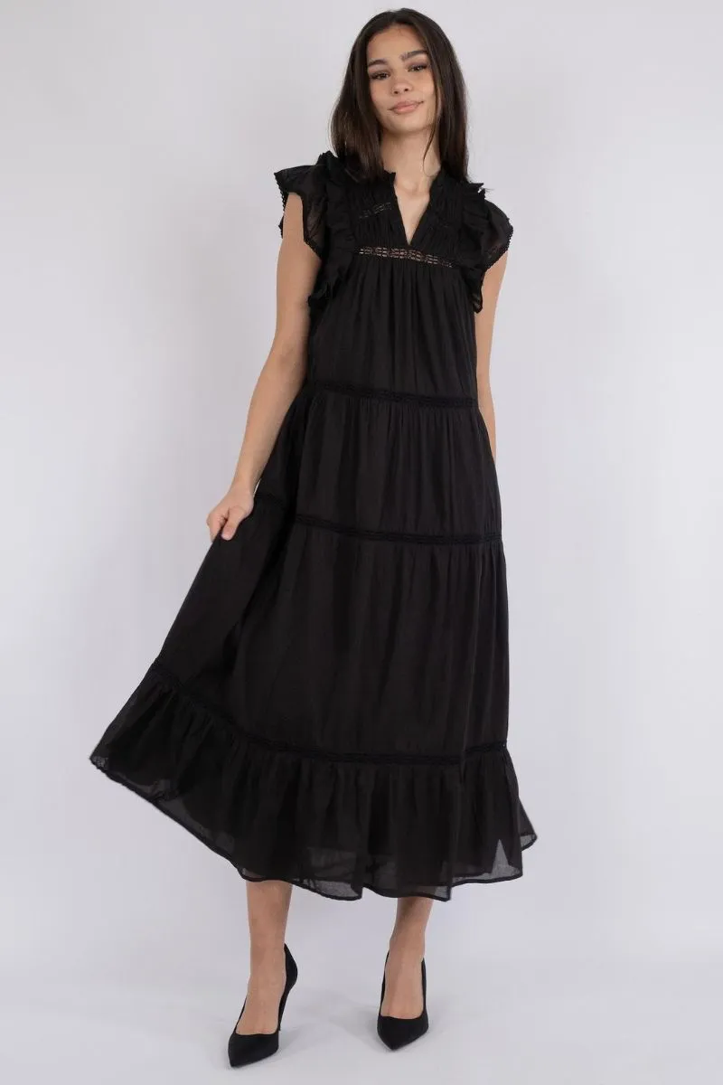 Ankita S Voile Dress 162046 | Black | Kjole fra Neo Noir