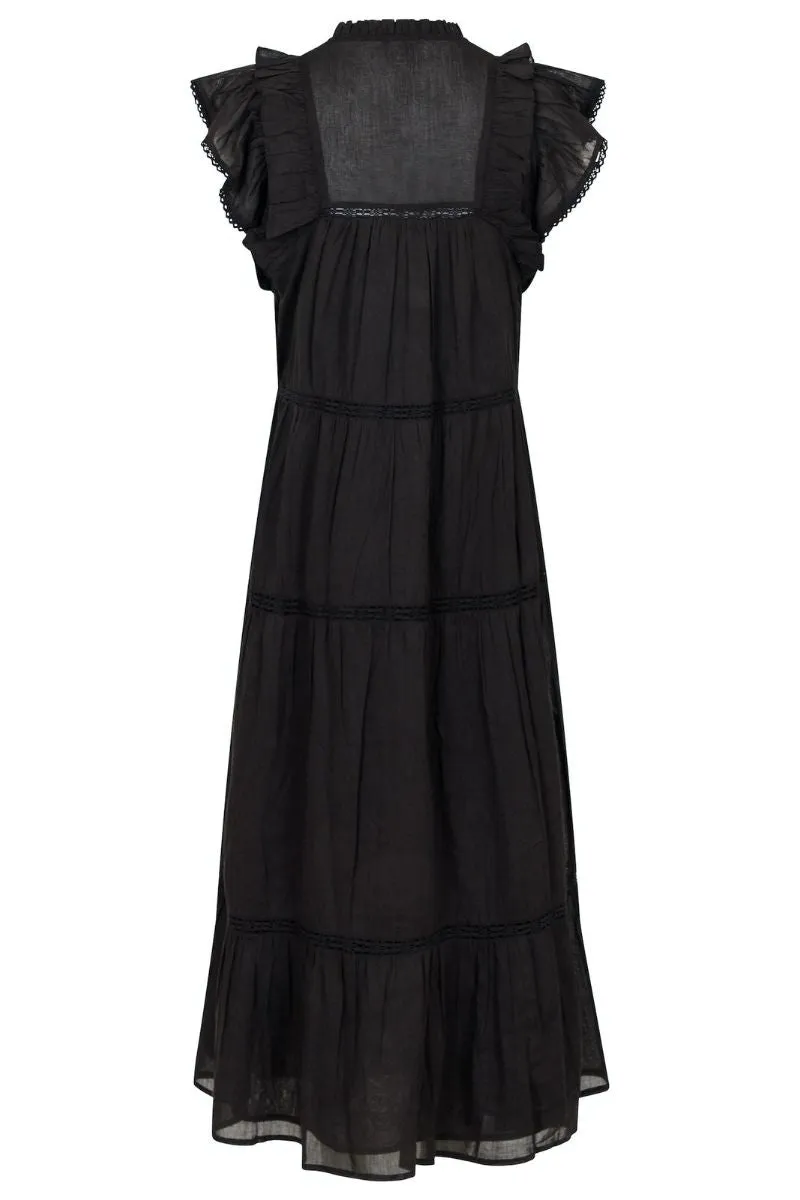 Ankita S Voile Dress 162046 | Black | Kjole fra Neo Noir