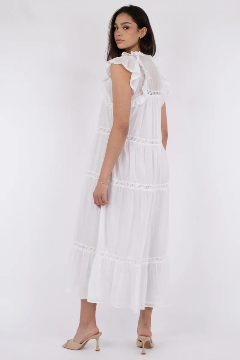 Ankita S Voile Dress 162046 | White | Kjole fra Neo Noir