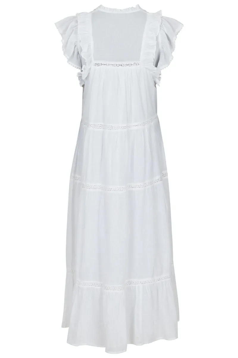 Ankita S Voile Dress 162046 | White | Kjole fra Neo Noir