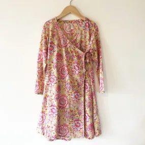 Anokhi Vintage Wrap Dress Size 4-5