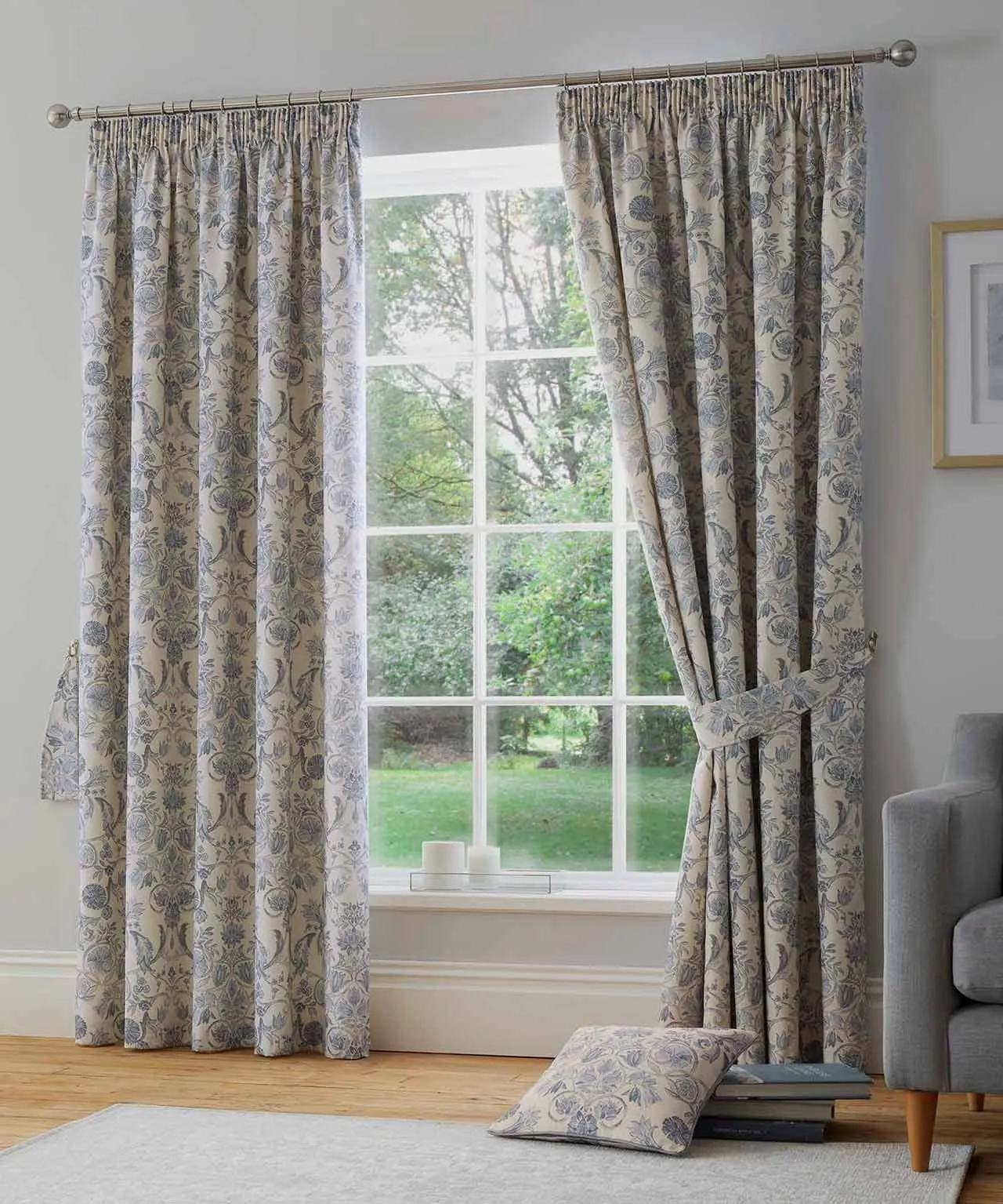 Averie Cotton Fully Lined Curtains