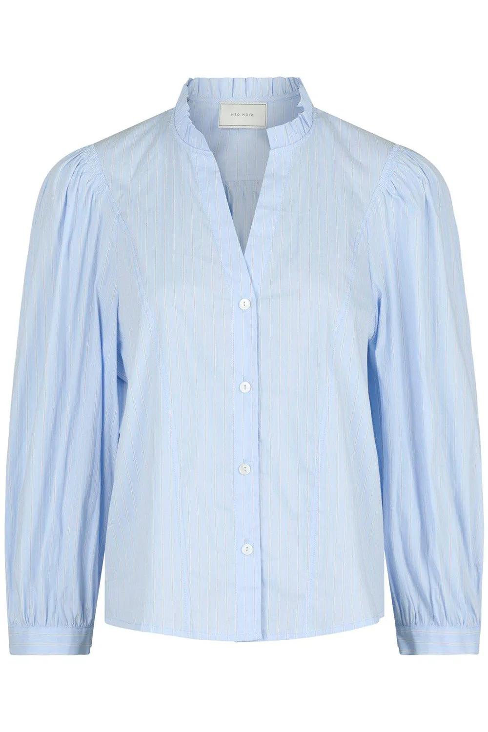 Barba Stripe Shirt | Light Blue | Skjorte fra Neo Noir