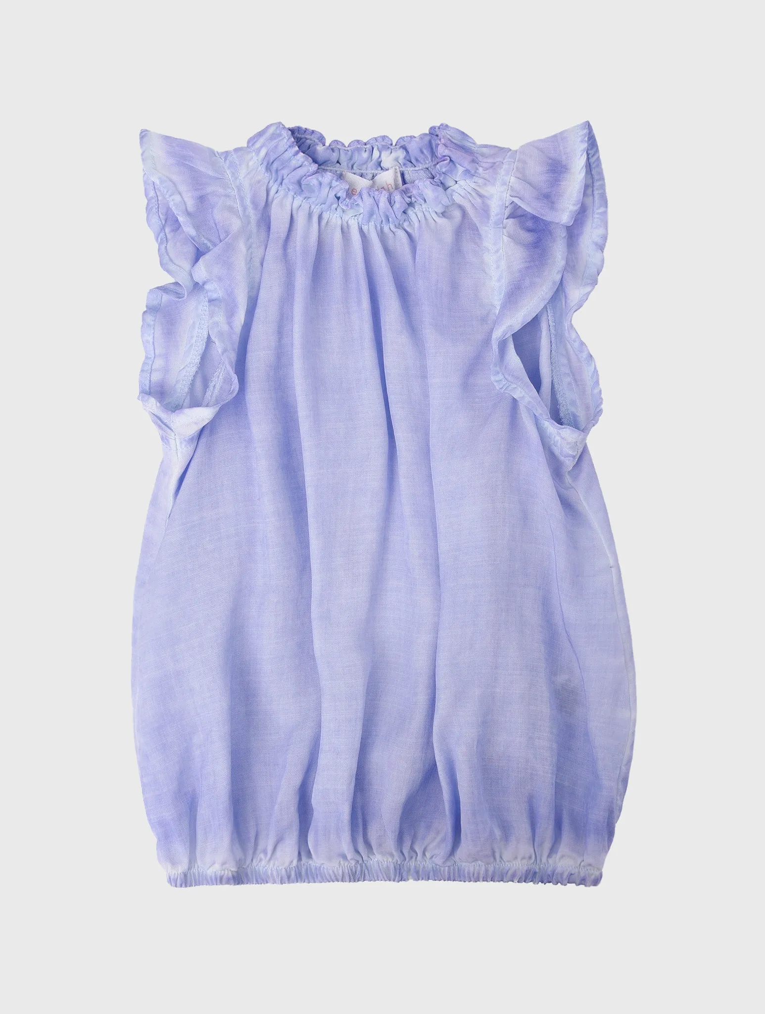     BELLA DAHL  Girls' Bubble Cap Sleeve Top    