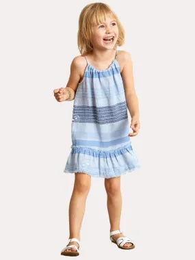     BELLA DAHL  Girls' Fray Edge Sundress    