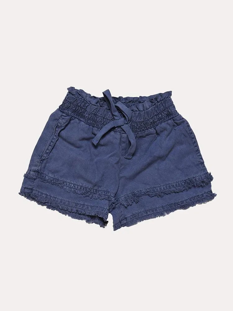     BELLA DAHL  Girls' Fray Hem Flowy Short    