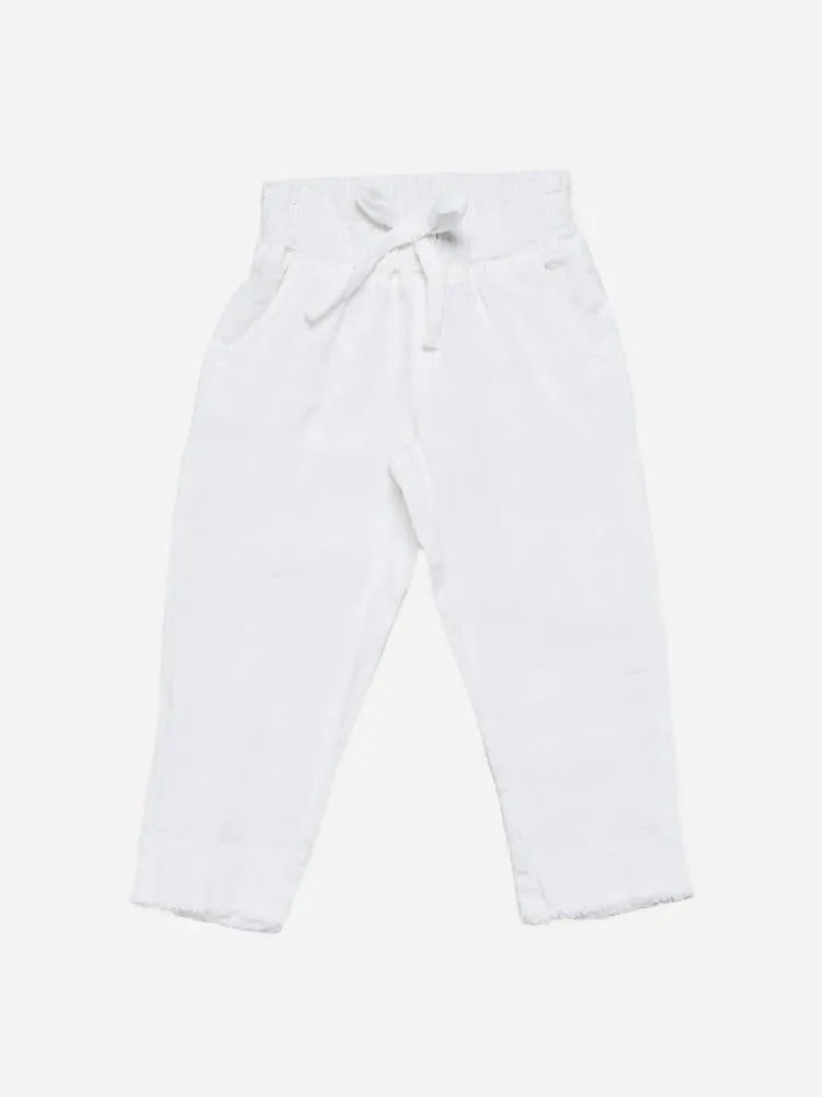     BELLA DAHL  Girls' Frayed Hem Pant    