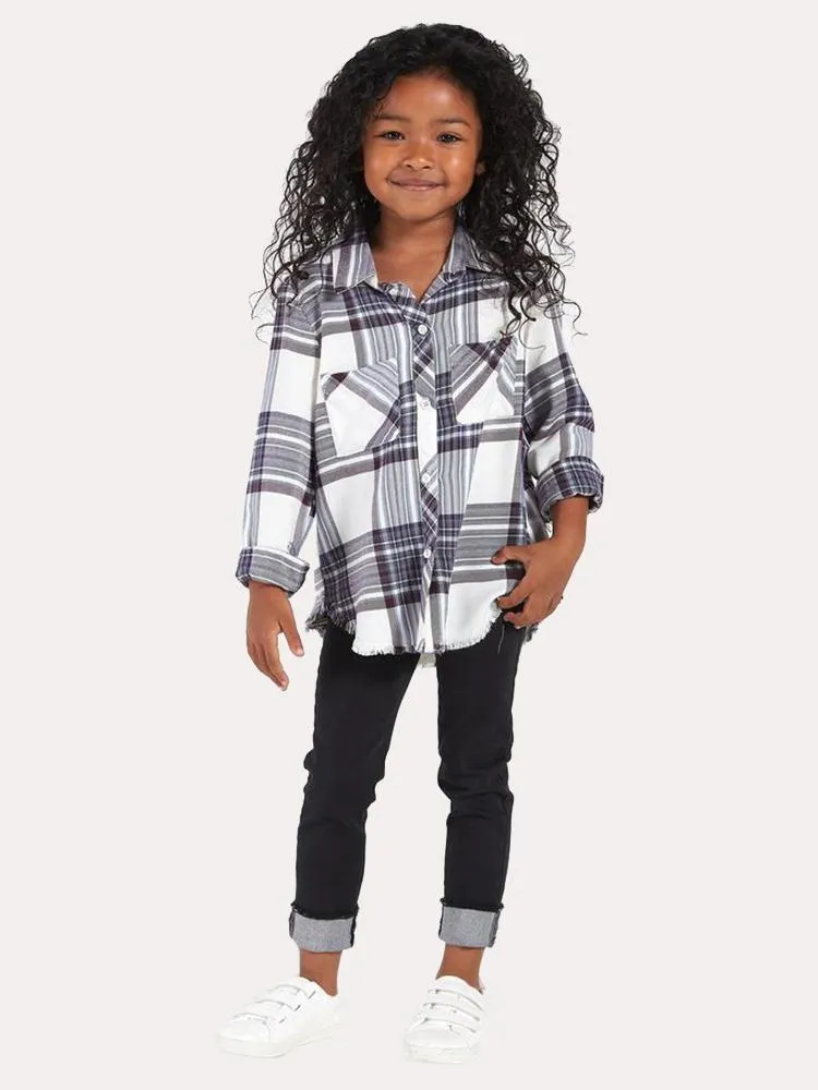     BELLA DAHL  Girls' Hipster Pocket Shirt    