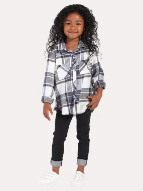     BELLA DAHL  Girls' Hipster Pocket Shirt    