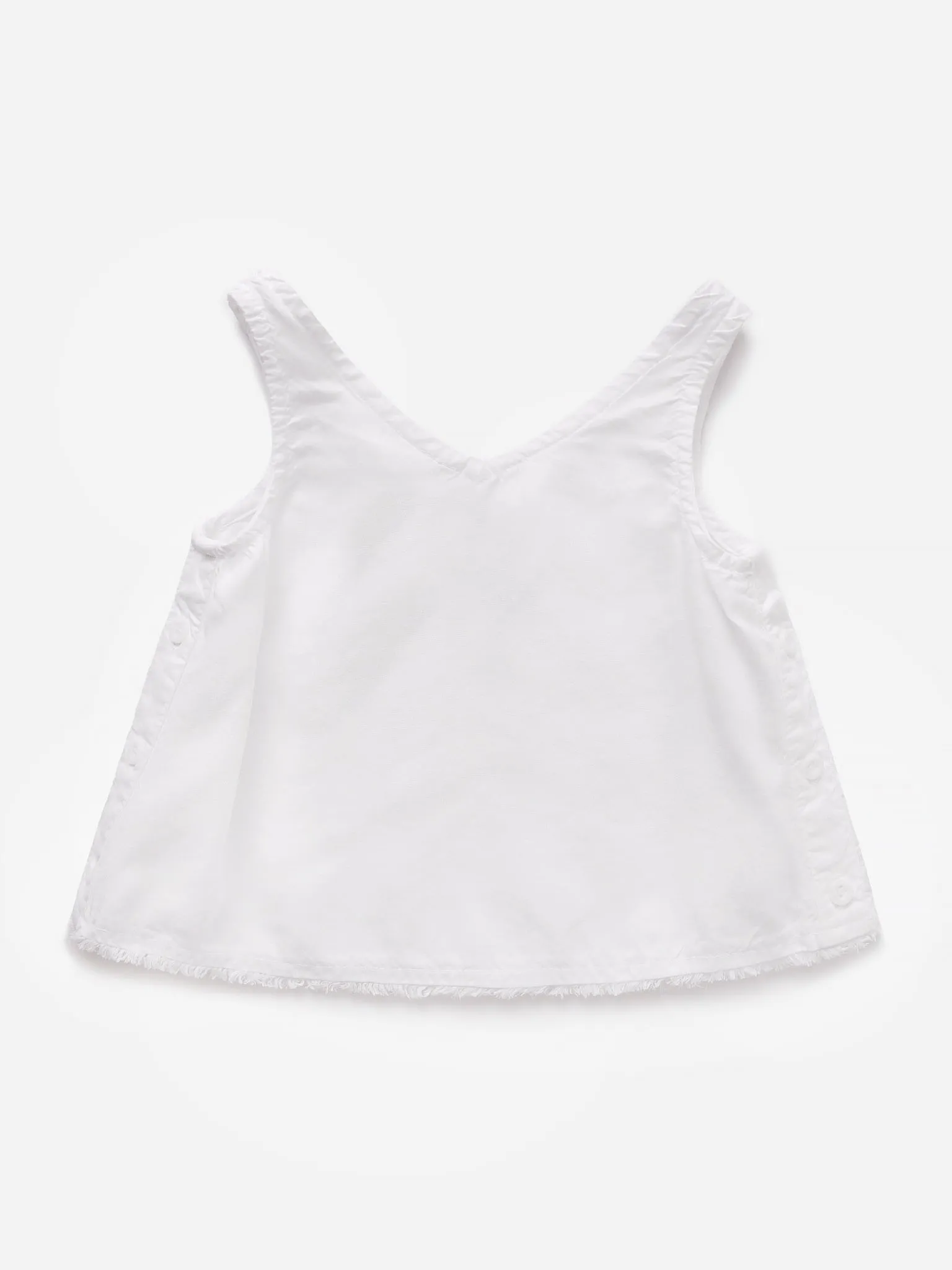     BELLA DAHL  Girls' Side Button Tank    