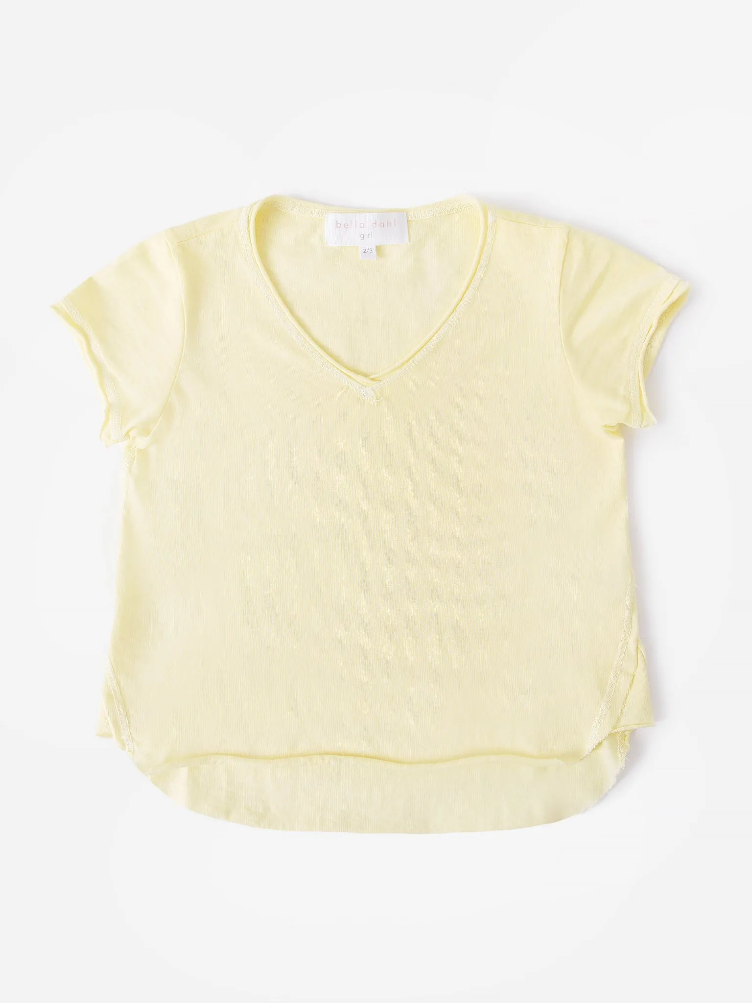     BELLA DAHL  Girls' V-Neck Tee    