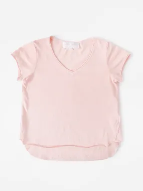     BELLA DAHL  Girls' V-Neck Tee    