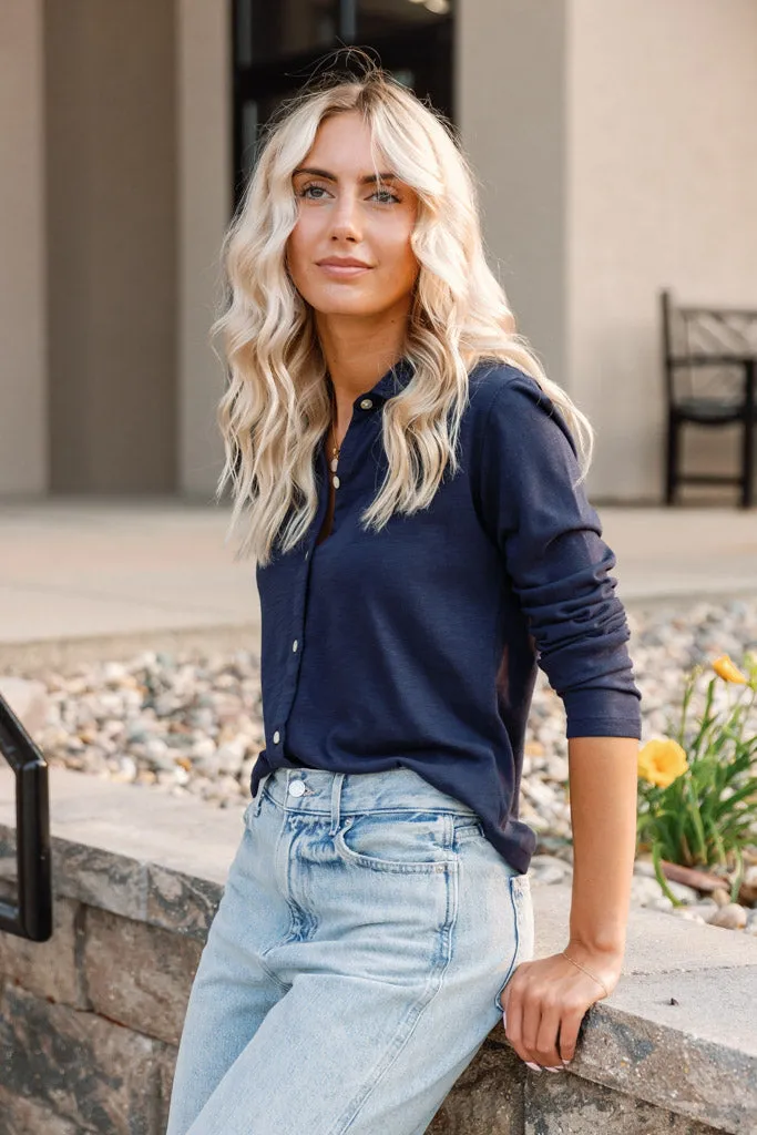 Bella Dahl Knit Button Down