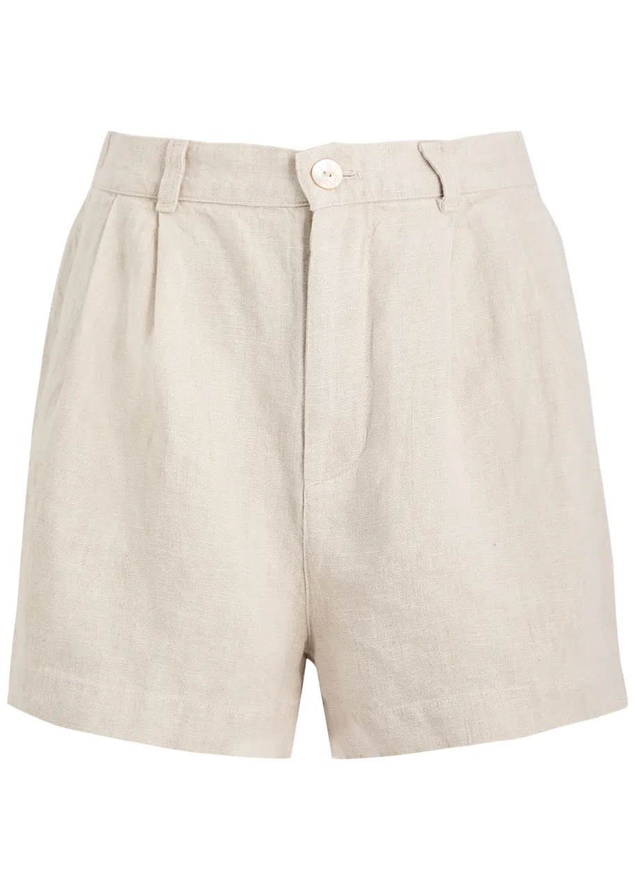 BELLA DAHL Linen shorts -                         -                     -                