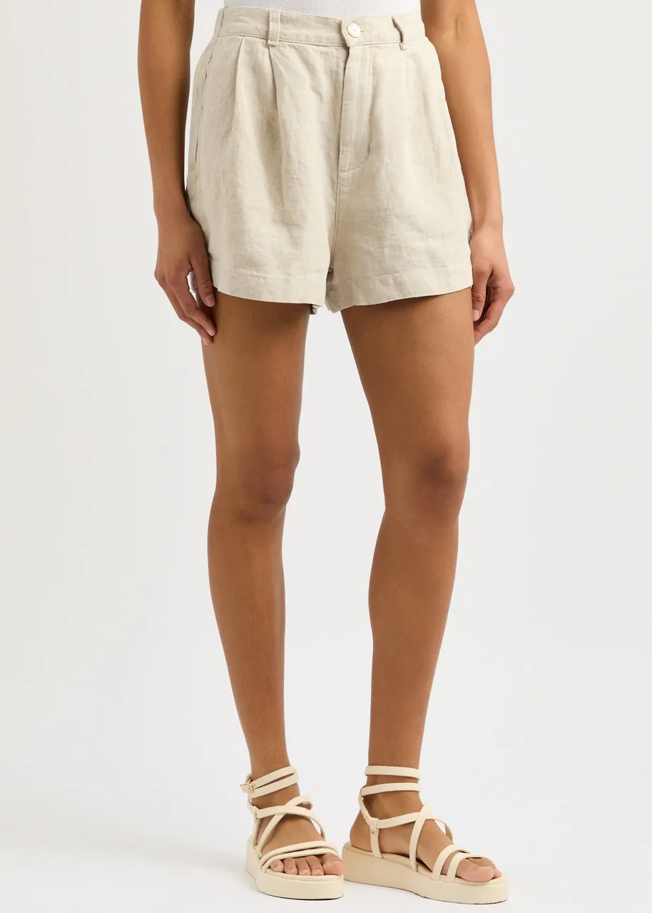 BELLA DAHL Linen shorts -                         -                     -                