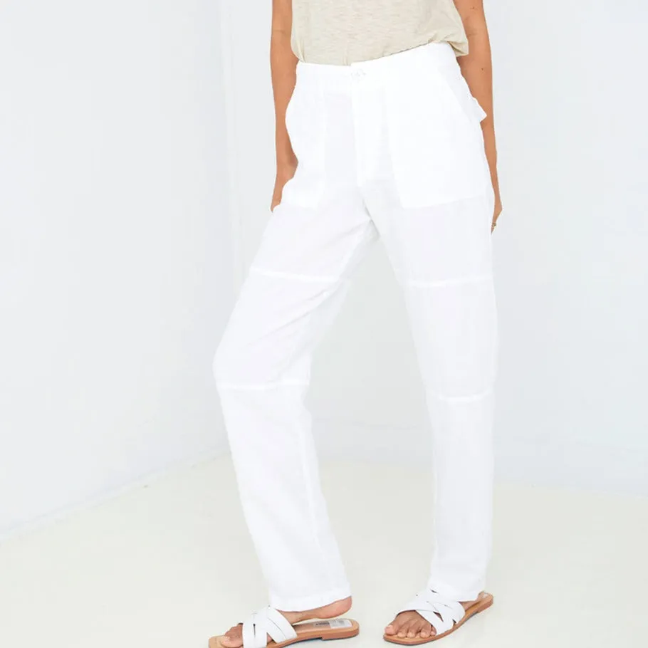 Bella Dahl Rolled Cuff Patch Pant