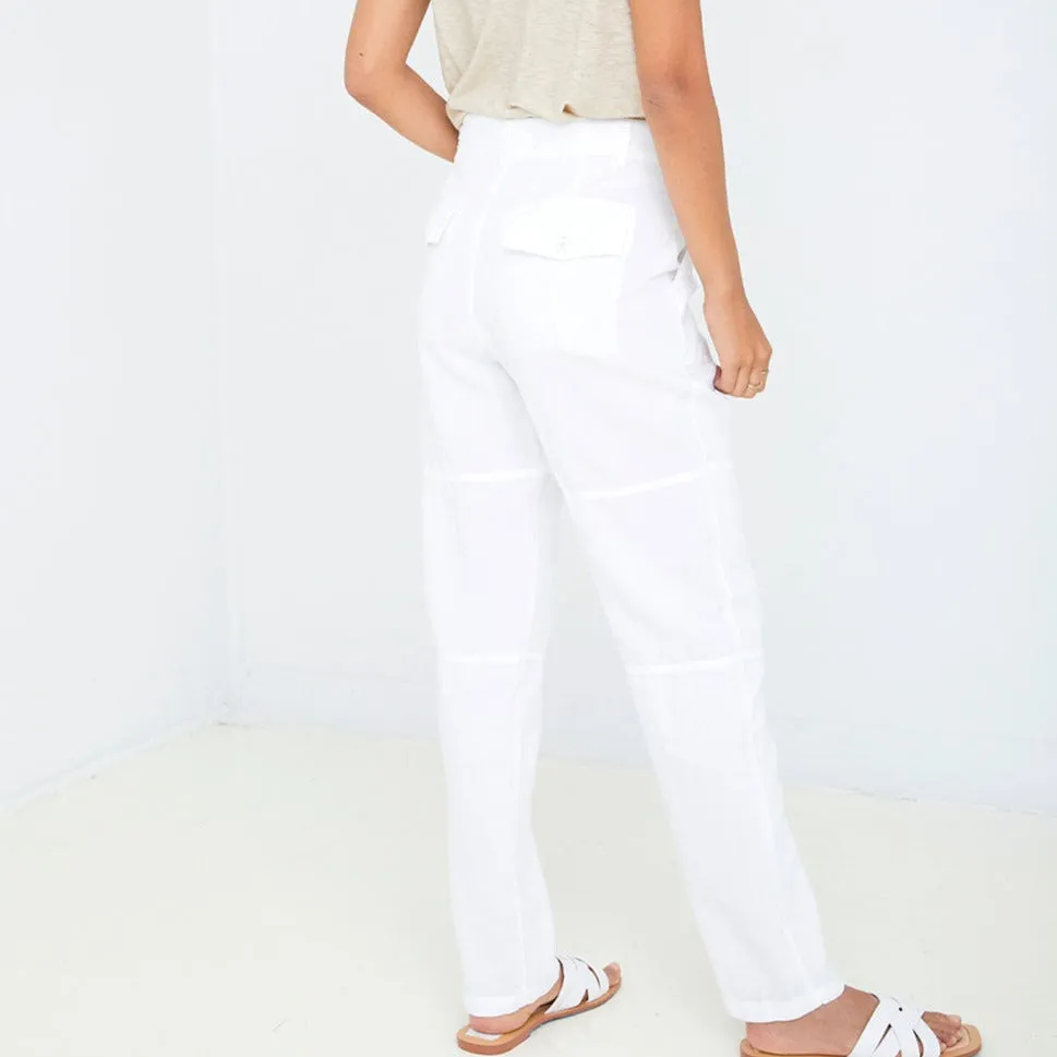 Bella Dahl Rolled Cuff Patch Pant