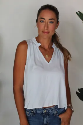 Bella Dahl Ruffle Neck Tank