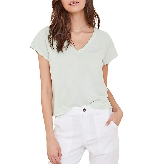 bella dahl Short Sleeve Raglan V-Tee Women's