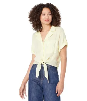 bella dahl Short Sleeve Tie Front Shirt Women's