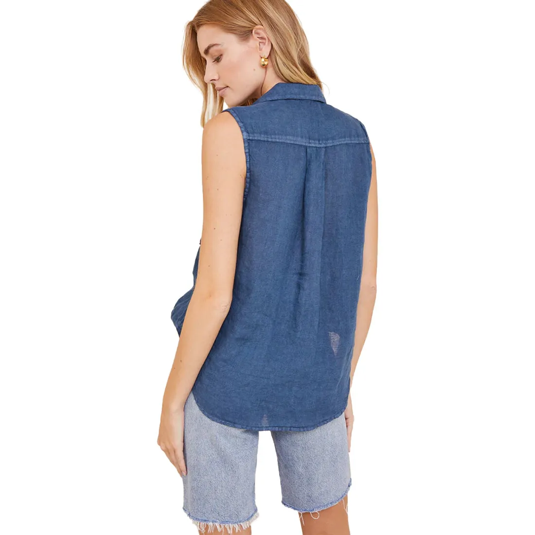 Bella Dahl Sleeveless Hipster Shirt - Women's