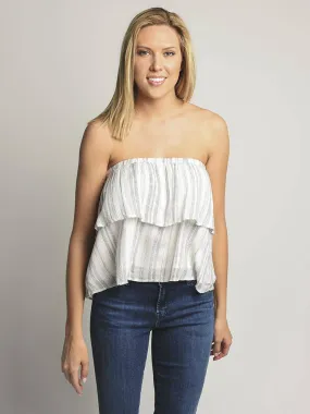     BELLA DAHL  Strapless Flowy Top    