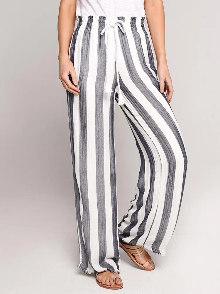     BELLA DAHL  Tassel Cord Wide Leg Pant    