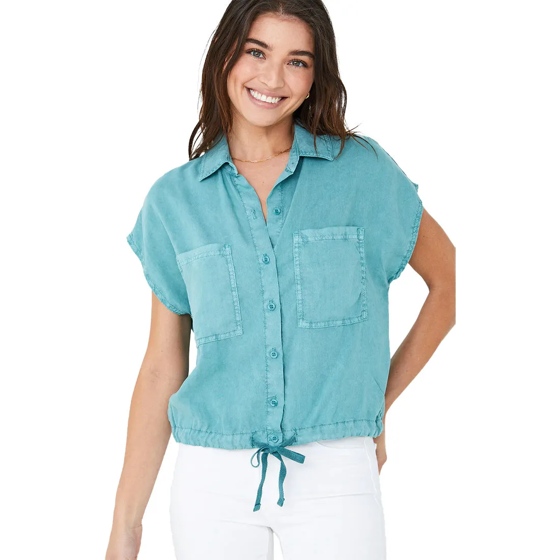 Bella Dahl Tie Waist Button Down - Women's