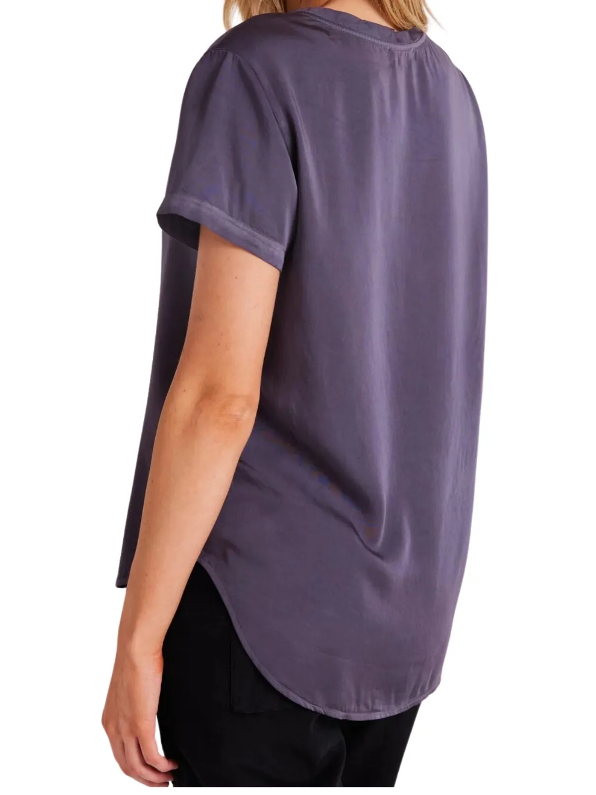 Bella Dahl V-neck Tee in Galaxy Smoke