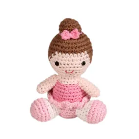 Bella The Ballerina Crochet Rattle