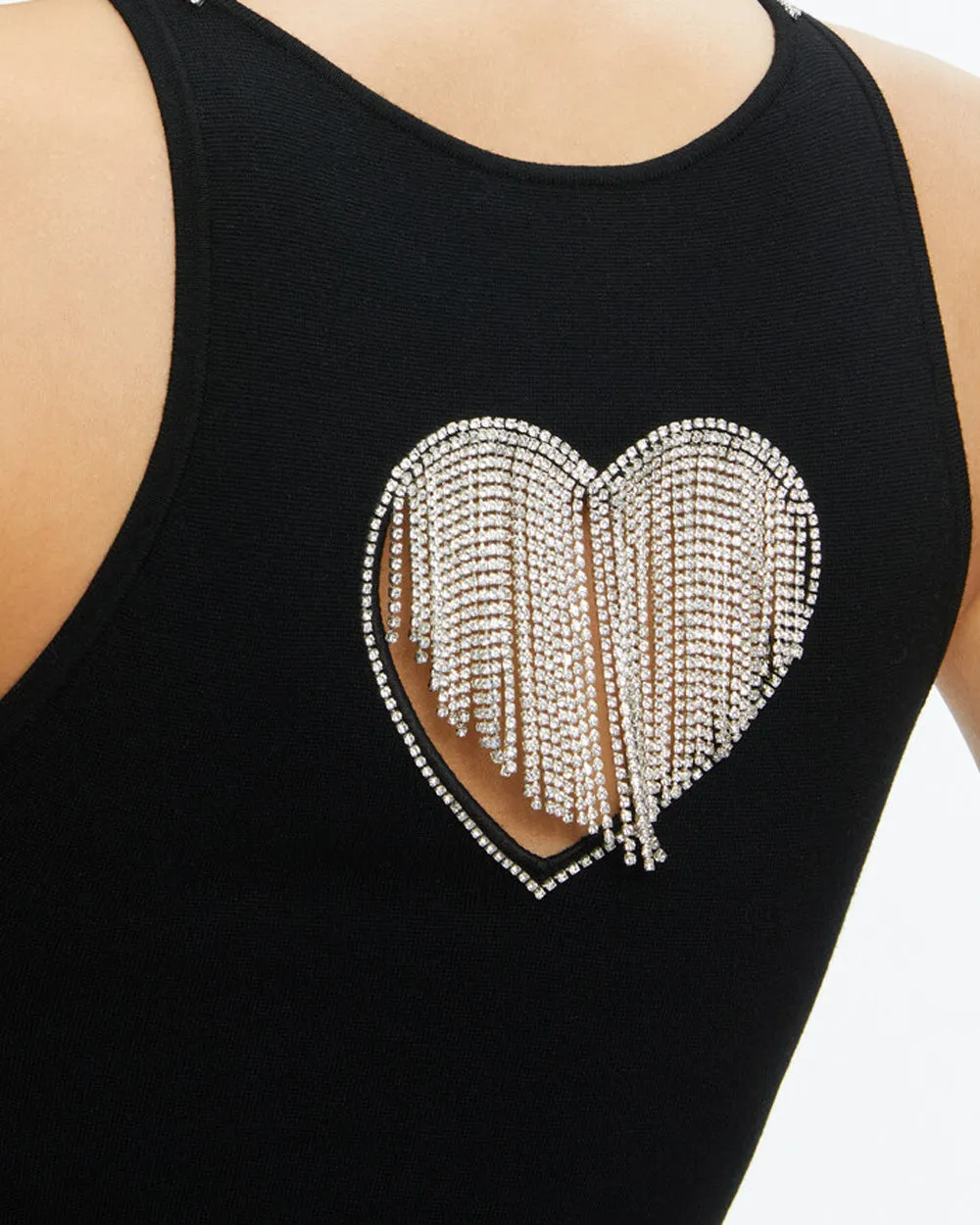 Black Crystal Fringe Val Tank