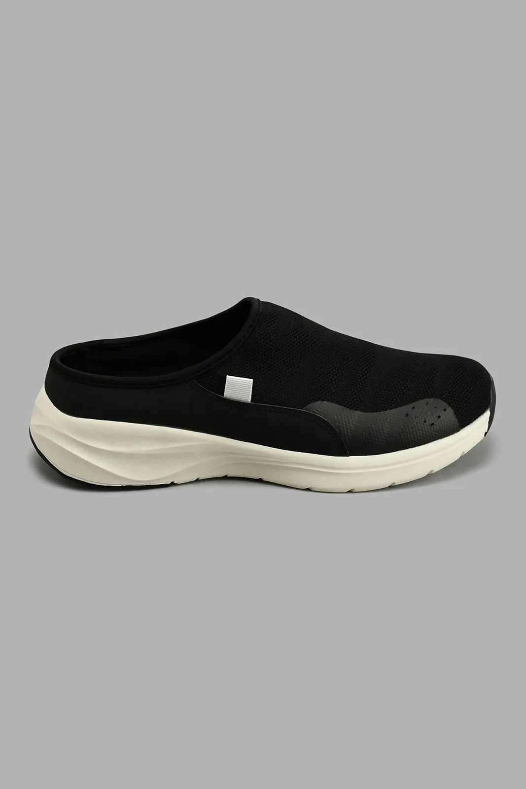 Black Mule Slip On