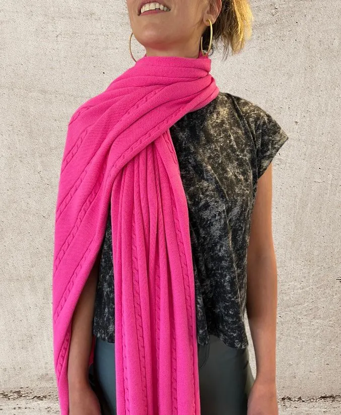 Blanket Ochos Fucsia