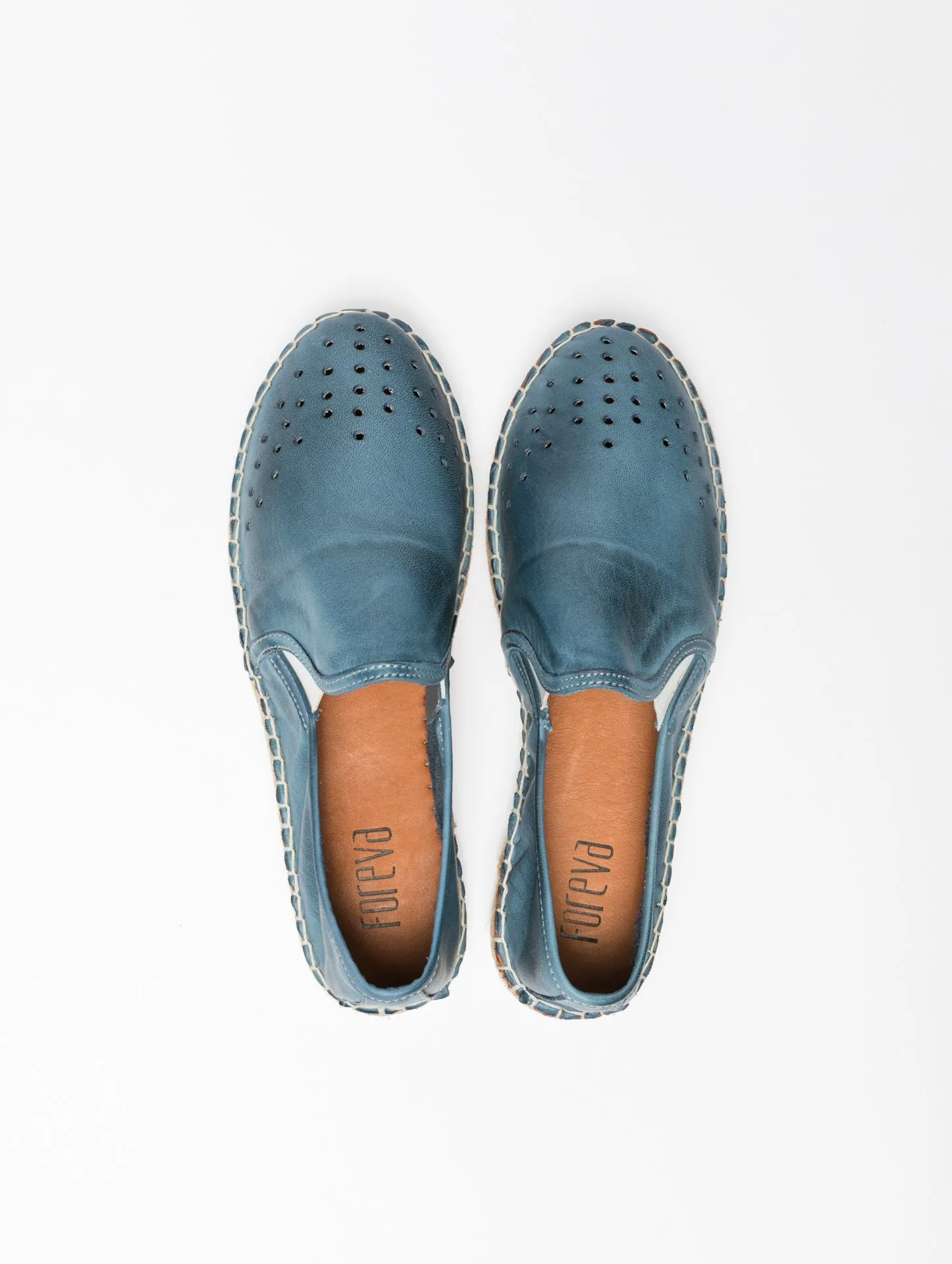 Blue Slip-on Espadrilles