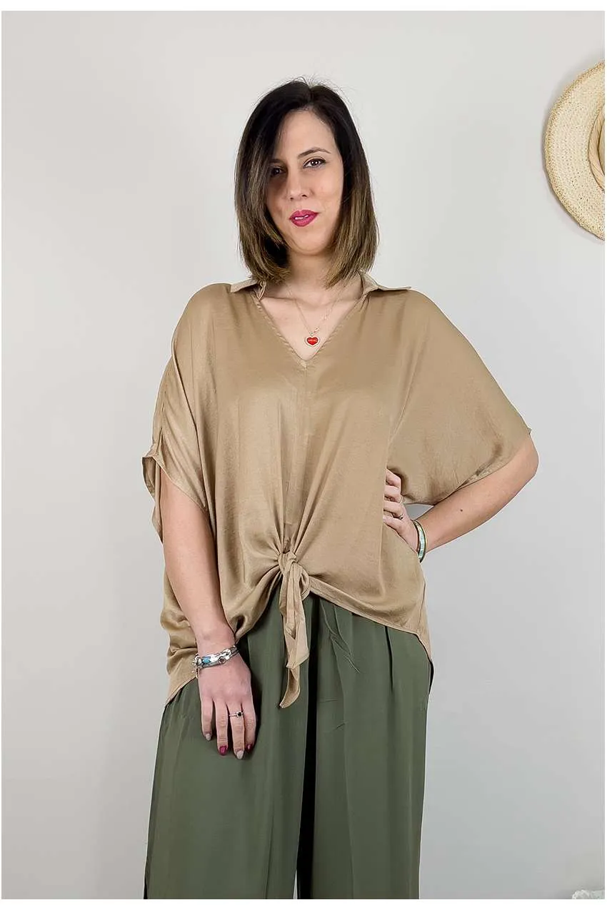 Blusa con nodo MAT FASHION  taglie comode