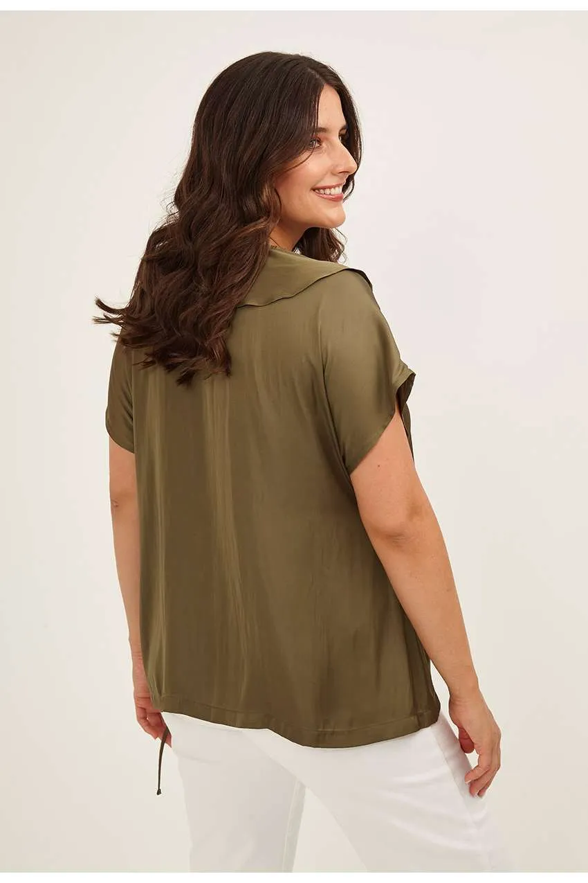 Blusa con volant MAT FASHION  taglie comode