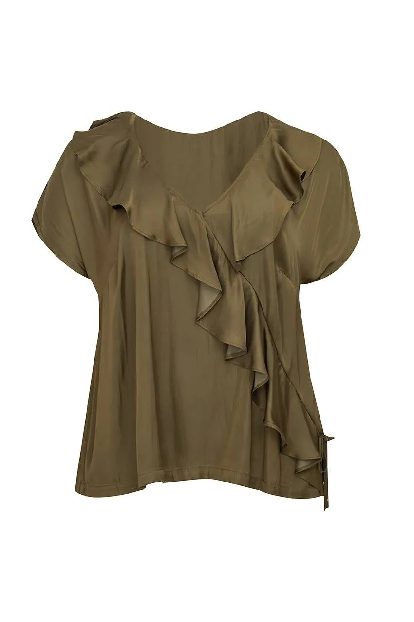 Blusa con volant MAT FASHION  taglie comode