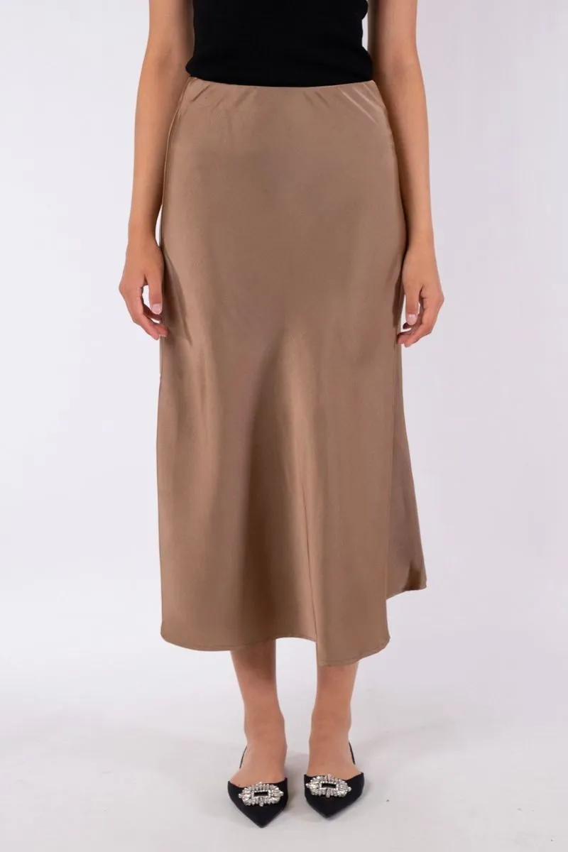 Bovary Skirt | Dark Taupe | Nederdel fra Neo Noir