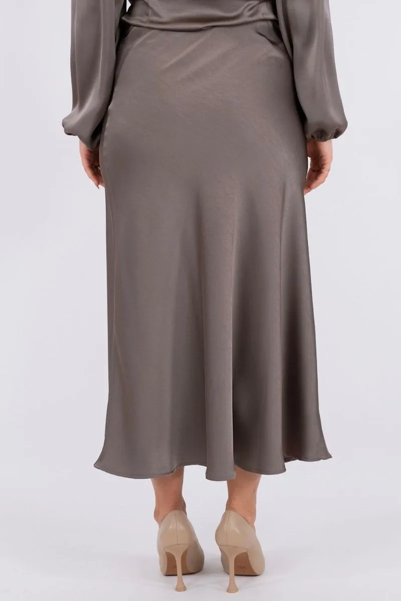 Bovary Skirt | Warm Grey | Nederdel fra Neo Noir