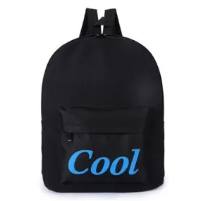 Canvas Backpacks Student School Bag Letter Print Rucksack Women Men Travel Pack Laptop Graffiti Bolsa Mochila