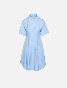 Capsleeve Button Up Dress