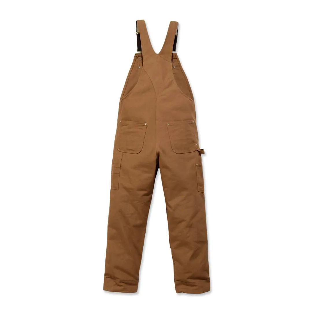 Carhartt R01 Duck Bib Overalls Carhartt Brown