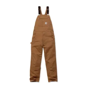 Carhartt R01 Duck Bib Overalls Carhartt Brown